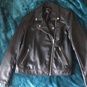 Faux leather jacket